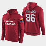 Men Arizona Cardinals #86 Ricky Seals-Jones New Season Player Pullover Hoodie - Cardinal