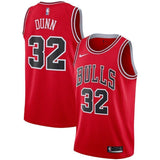 32-Kris Dunn Chicago Bulls  Swingman Jersey - Icon Edition – Red