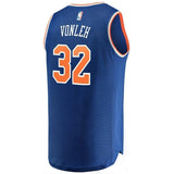 32-Noah Vonleh New York Knicks Jersey - Icon Edition - Blue