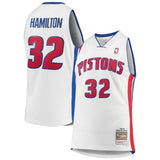 32-Richard Hamilton Detroit Pistons  Hardwood Classics Swingman Jersey – White