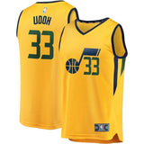 33-Ekpe Udoh Utah Jazz  Player Jersey Gold - Statement Edition