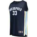 33-Marc Gasol Memphis Grizzlies Jersey Navy - Icon Edition