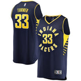 33-Myles Turner Indiana Pacers Jersey Navy - Icon Edition