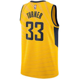 33-Myles Turner Indiana Pacers  Alternate Jersey – Gold