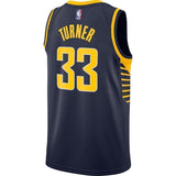 33-Myles Turner Indiana Pacers Swingman Jersey Navy - Icon Edition