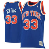 33-Patrick Ewing New York Knicks  1991-92 Hardwood Classics Swingman Jersey - Blue