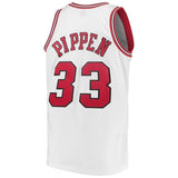 33-Scottie Pippen Chicago Bulls  Hardwood Classics Swingman Jersey – White