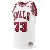 33-Scottie Pippen Chicago Bulls  Hardwood Classics Swingman Jersey – White