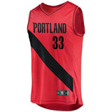 33-Zach Collins Portland Trail Blazers  Jersey - Statement Edition - Red
