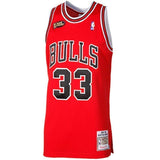 33-Scottie Pippen Chicago Bulls 1997-1998 Throwback  - Red