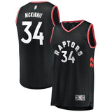 34-Alfonzo McKinnie Toronto Raptors  Jersey Black - Statement Edition