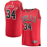 34-Wendell Carter Jr. Chicago Bulls Jersey - Icon Edition - Red