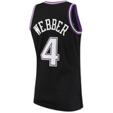 4-Chris Webber Sacramento Kings  2000-01 Nike Swingman Jersey - Black