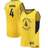 4-Victor Oladipo Indiana Pacers  Jersey - Statement Edition - Gold