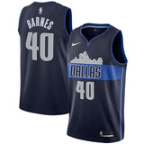 40-Harrison Barnes Dallas Mavericks Swingman Jersey - Statement Edition – Navy