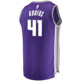 41-Kosta Koufos Sacramento Kings  Jersey - Purple