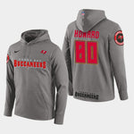 Men's Tampa Bay Buccaneers #80 O.J. Howard New Season Player Pullover Hoodie - Gray