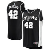 42-Davis Bertans San Antonio Spurs  Jersey Black - Icon Edition