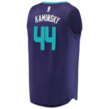 44-Frank Kaminsky Charlotte Hornets  Jersey - Statement Edition - Purple