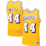 44-Jerry West Los Angeles Lakers  Hardwood Classics Swingman Jersey – Gold