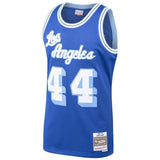 44-Jerry West Los Angeles Lakers Hardwood Classics Swingman Jersey – Royal