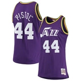 44-Pete Maravich Utah Jazz Swingman Jersey – Purple