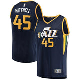 45-Donovan Mitchell Utah Jazz  Jersey Navy - Icon Edition