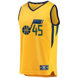 45-Donovan Mitchell Utah Jazz  Player Jersey Gold - Statement Edition