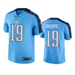 Tennessee Titans #19 Men's Light Blue Tajae Sharpe Color Rush Limited Jersey