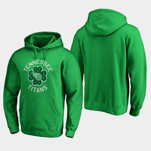 Men's Tennessee Titans St. Patrick's Day Luck Tradition Pullover Hoodie - Green