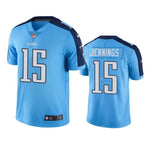 Tennessee Titans #15 Men's Light Blue Darius Jennings Color Rush Limited Jersey