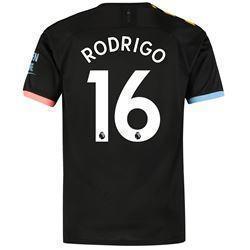 Rodrigo 16 Manchester City Away Soccer Jersey 2019-20