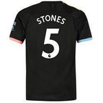 Stones 5  Manchester City Away Soccer Jersey 2019-20