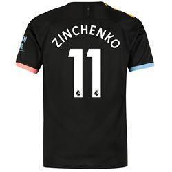 Zinchenko 11 Manchester City Away Soccer Jersey 2019-20