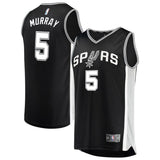 5-Dejounte Murray San Antonio Spurs Fanatics  Jersey Black - Icon Edition