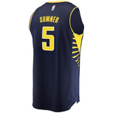 5-Edmond Sumner Indiana Pacers Jersey - Icon Edition – Navy