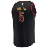 5-JR Smith Cleveland Cavaliers  Jersey Black - Statement Edition