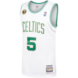 5-Kevin Garnett Boston Celtics Hardwood Classics  - White