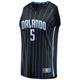 5-Mohamed Bamba Orlando Magic Jersey - Statement Edition – Black
