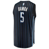 5-Mohamed Bamba Orlando Magic Jersey - Statement Edition – Black