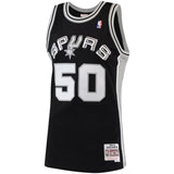 50-David Robinson San Antonio Spurs  1998-99 Hardwood Classics Swingman Jersey - Black
