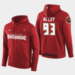 Men's Tampa Bay Buccaneers #93 Gerald McCoy New Season Player Pullover Hoodie - Red