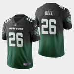 Men's New York Jets #26 Le'Veon Bell Color Crash Gradient Green Jersey