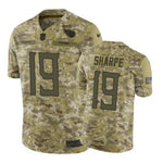 Tennessee Titans #19 2018 Salute to Service Tajae Sharpe Jersey Camo