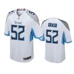 Tennessee Titans #52 Hronis Grasu White Game Jersey