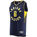 6-Cory Joseph Indiana Pacers  Jersey - Icon Edition – Navy