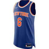 6-Kristaps Porzingis New York Knicks Swingman Jersey Blue - Icon Edition