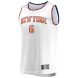 6-Kristaps Porzingis New York Knicks Jersey White - Association Edition