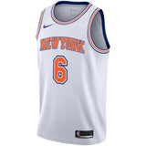6-Kristaps Porzingis New York Knicks  Swingman Jersey - Statement Edition – White
