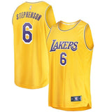 6-Lance Stephenson Los Angeles Lakers  Jersey - Icon Edition - Gold